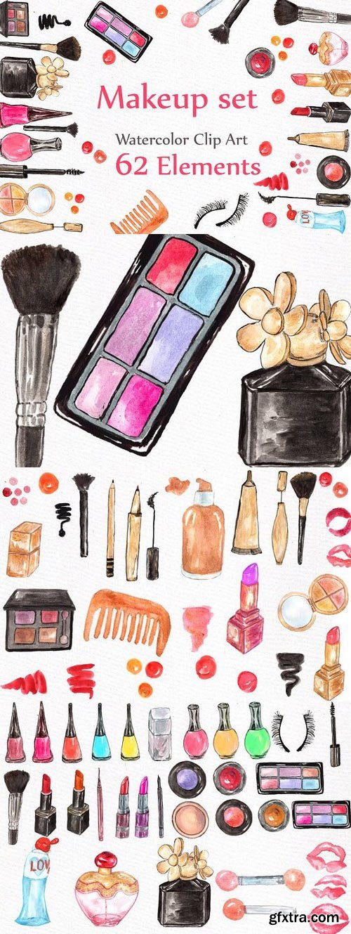 CM - Watercolor makeup set 456668