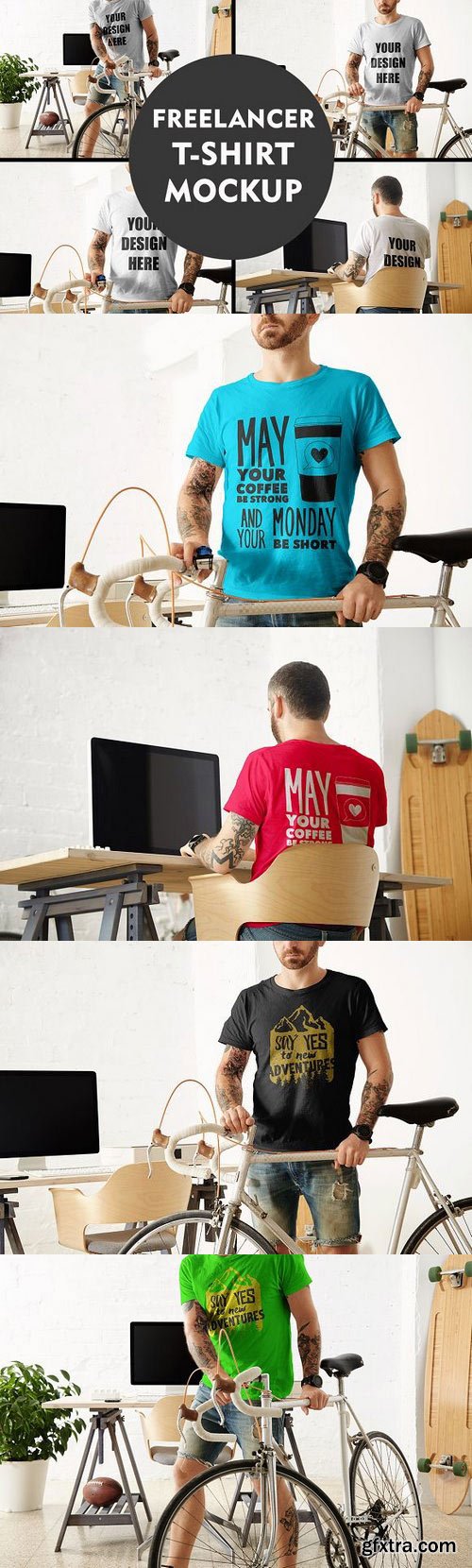 CM - Freelancer T-shirt MockUp 961335