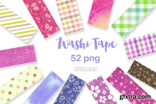 CreativeMarket Washi Tape Strips 792510