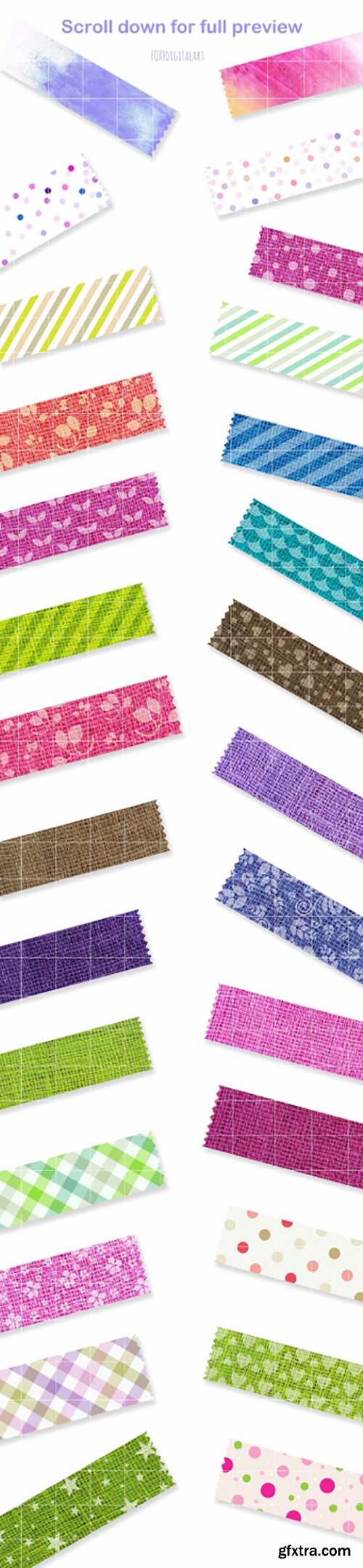 CreativeMarket Washi Tape Strips 792510