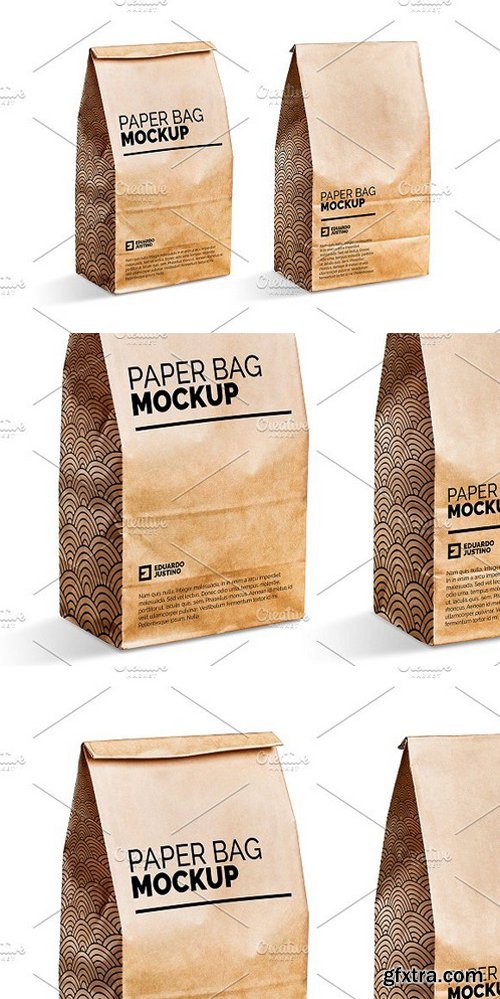 CM - Paper Bag Package Mockup 1259503