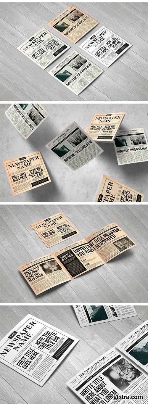 CM 1257371 - Newspaper Brochure Trifold