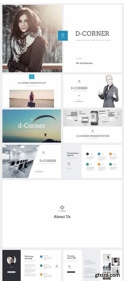 GraphicRiver - D-CORNER Multipurpose Keynote Template (V33) 19237000