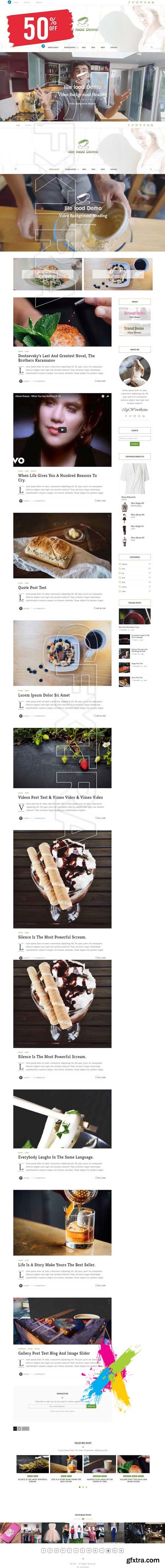 CM - food - Wordpress Blog Theme 1258109