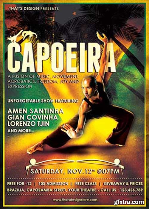 Capoeira V10 Flyer Template