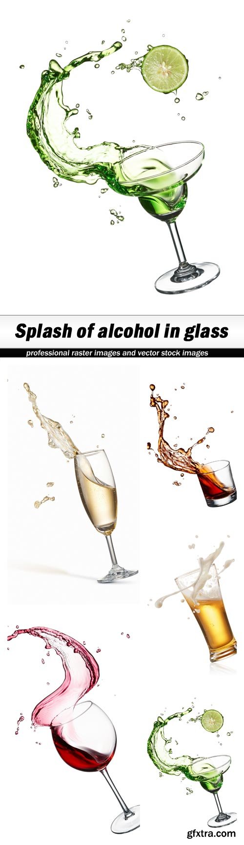 Splash of alcohol in glass - 5 UHQ JPEG