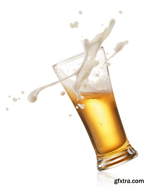 Splash of alcohol in glass - 5 UHQ JPEG