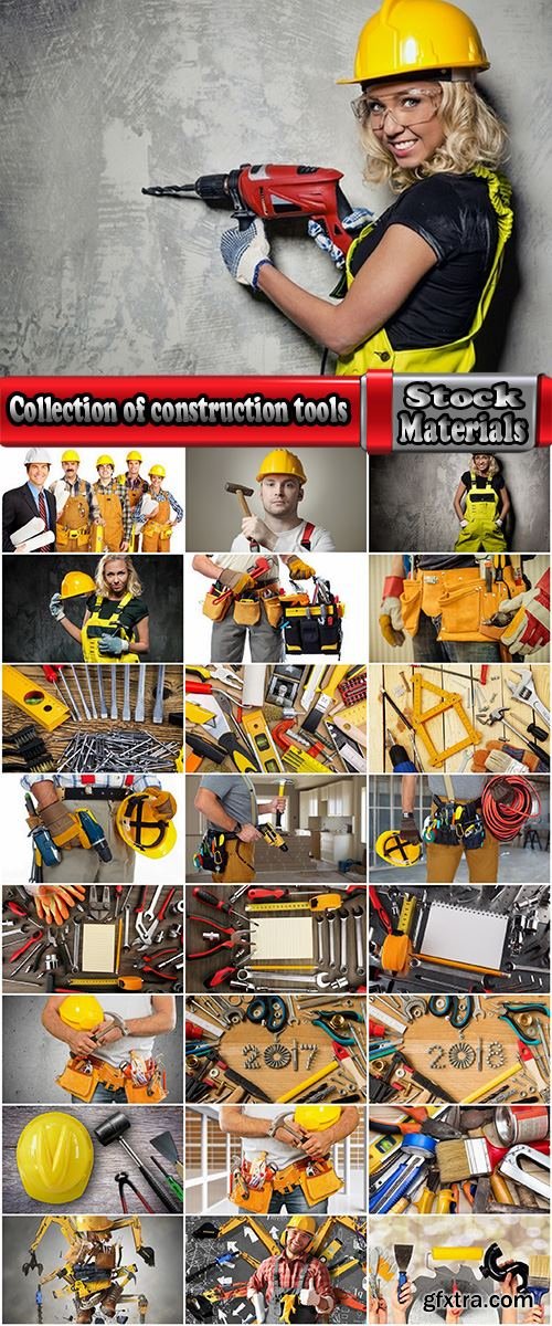 Collection of construction tools construction worker master inventory 25 HQ Jpeg