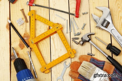 Collection of construction tools construction worker master inventory 25 HQ Jpeg