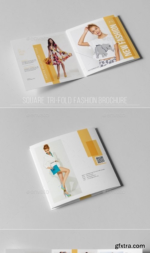 GraphicRiver - Square Tri-Fold Fashion Brochure 19291857