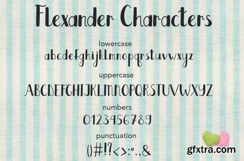 CreativeMarket Flexander Font 1249432