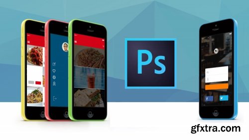 Learn UI/UX and Mobile App Design in Photoshop from Scratch