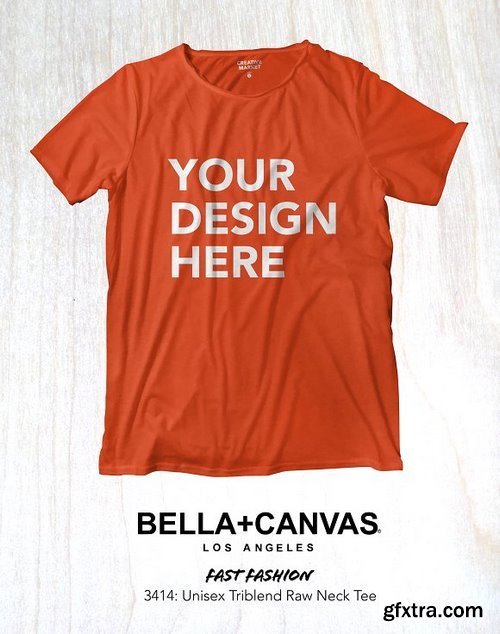 CM - T-Shirt Template - BELLA CANVAS 3414 1155944