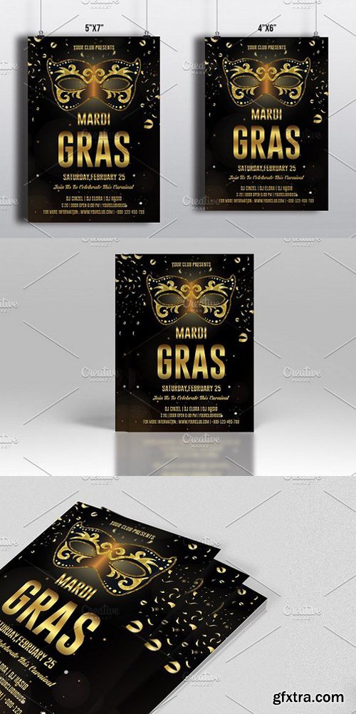 CM - Mardi Gras Party Flyer-V492 1268640