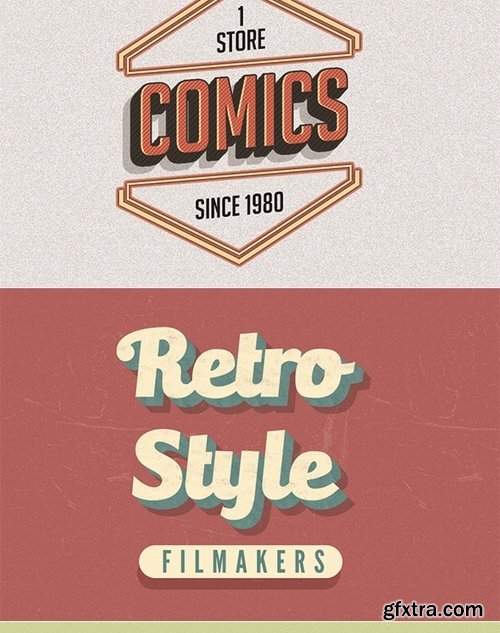 GraphicRiver - Retro Text Effect vol 1 18919093