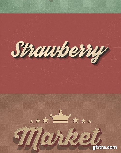 GraphicRiver - Retro Text Effect vol 1 18919093