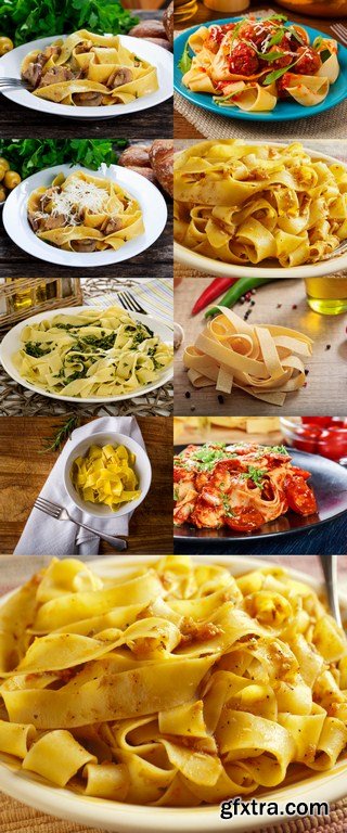 Pasta Pappardelle - 9 x JPEGs