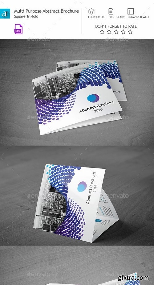 GraphicRiver - Multi Purpose Abstract Square Brochure 13684171