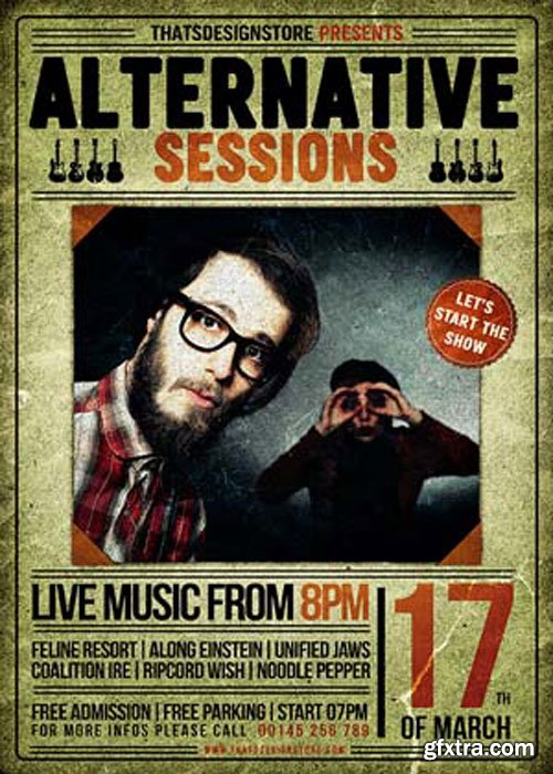 Alternative sessions Flyer V8 Template