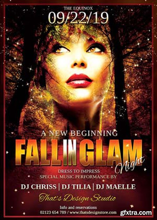 Fall in Glam Flyer Template V3