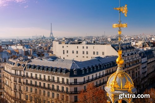 Collection of the City of Paris street Eiffel Tower 25 HQ Jpeg