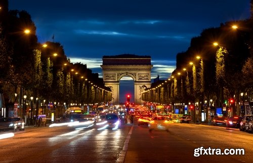 Collection of the City of Paris street Eiffel Tower 25 HQ Jpeg