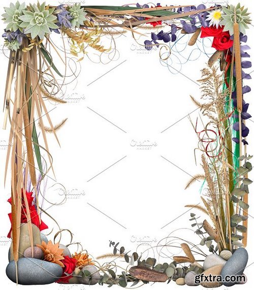 CM - 20 Flower Frame Templates 1256113