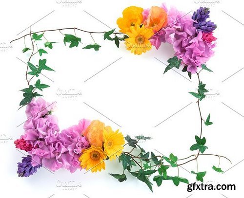 CM - 20 Flower Frame Templates 1256113