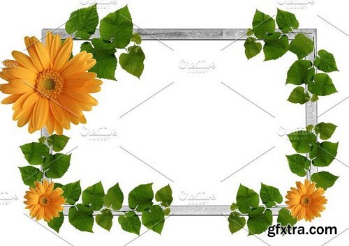 CM - 20 Flower Frame Templates 1256113