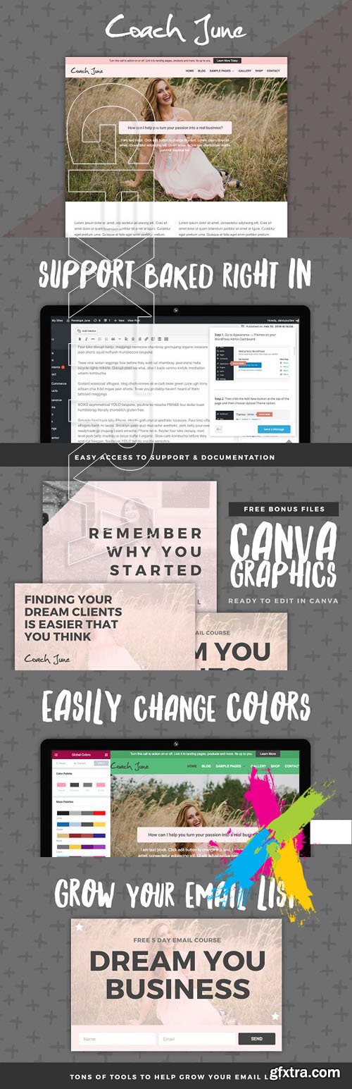 CM - Coach June Wordpress Theme 1013726