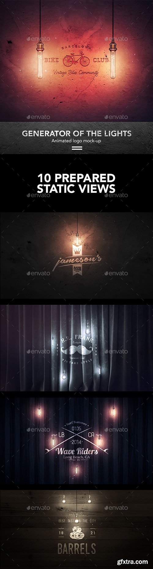 Graphicriver Creator Logo Mock-up / Lighting Edition 17370055