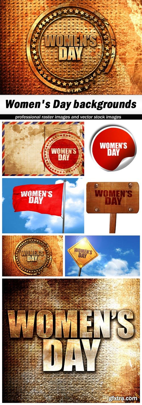 Women's Day backgrounds - 7 UHQ JPEG