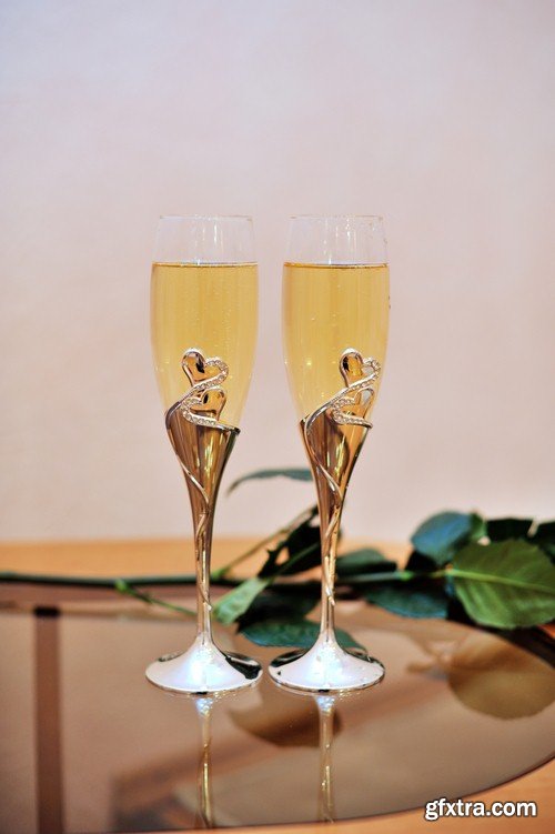 Wedding champagne glasses - 7 UHQ JPEG