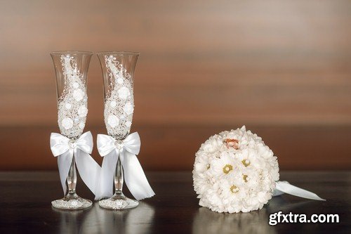 Wedding champagne glasses - 7 UHQ JPEG