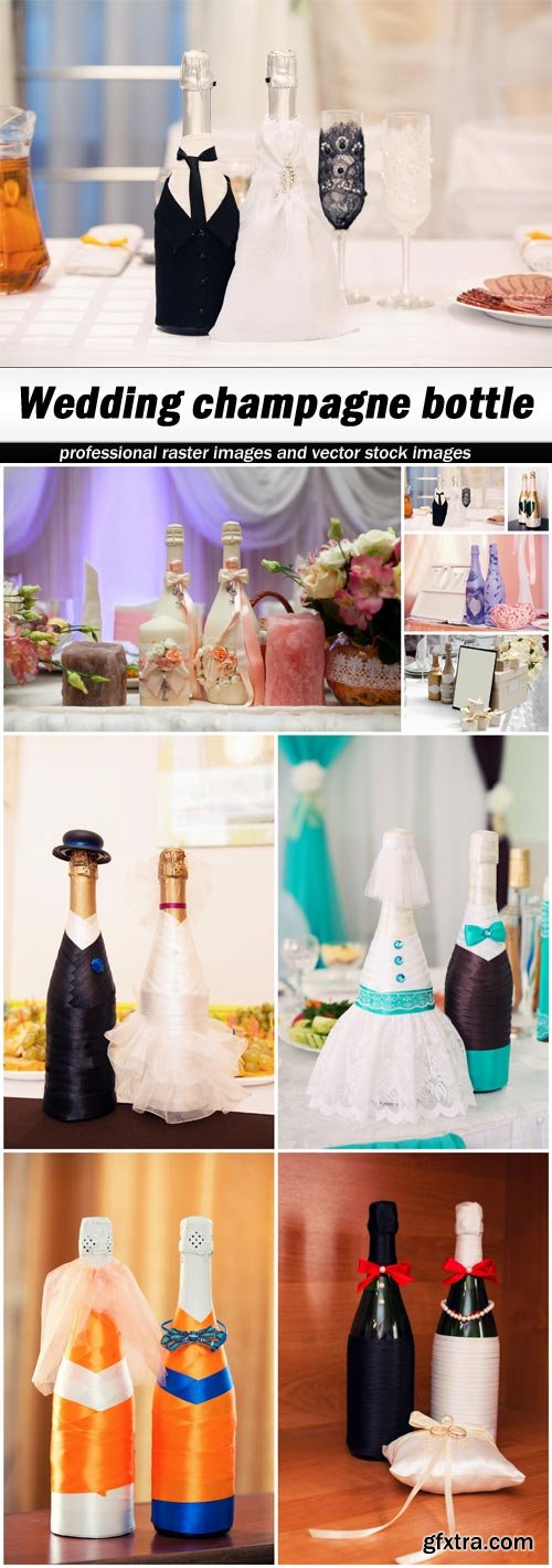 Wedding champagne bottle - 9 UHQ JPEG