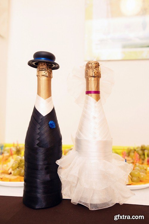 Wedding champagne bottle - 9 UHQ JPEG