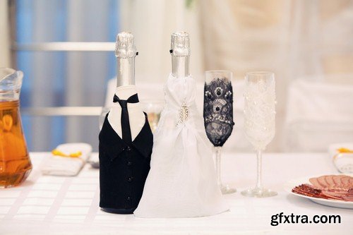 Wedding champagne bottle - 9 UHQ JPEG