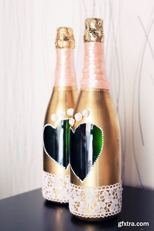 Wedding champagne bottle - 9 UHQ JPEG