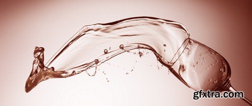 Wine splash in glass - 7 UHQ JPEG