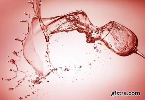 Wine splash in glass - 7 UHQ JPEG