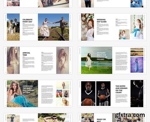 PhotoBacks - Magazine Style Photo Book Template Set 01