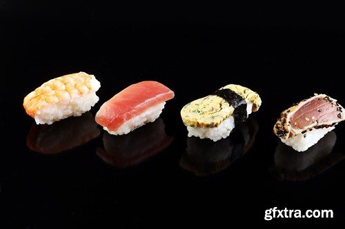 Sashimi and sushi set, 15 x UHQ JPEG