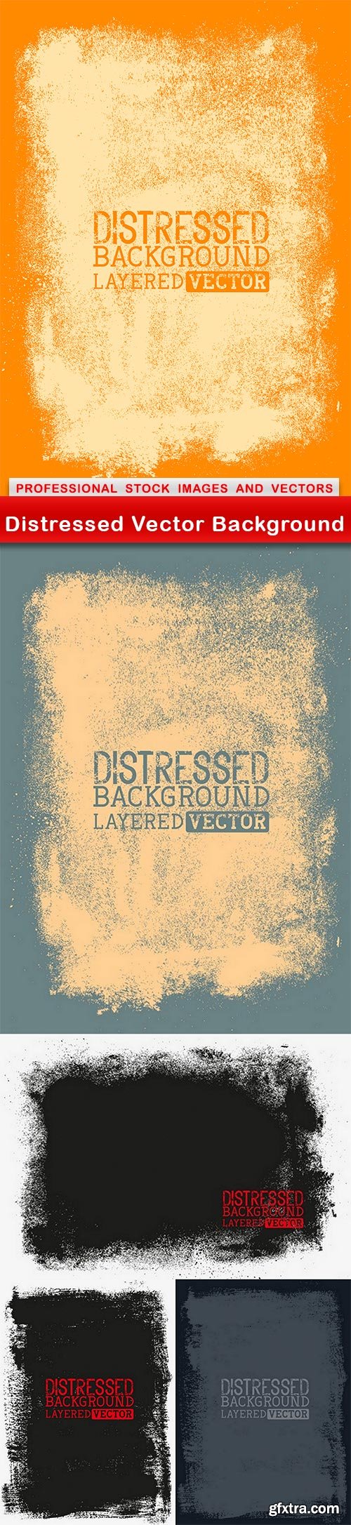 Distressed Vector Background - 5 EPS