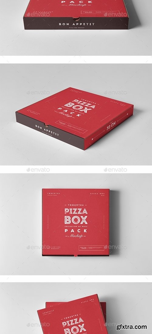 GraphicRiver - 30 Pizza Box Mock-up 19536591