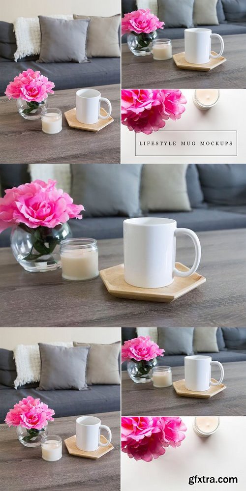 CM - Lifestyle Scene Mug Mockup Bundle 1256053