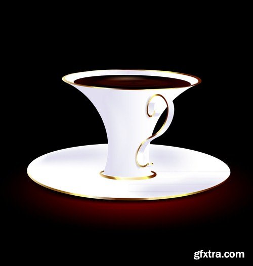 Coffee cup design - 5 EPS