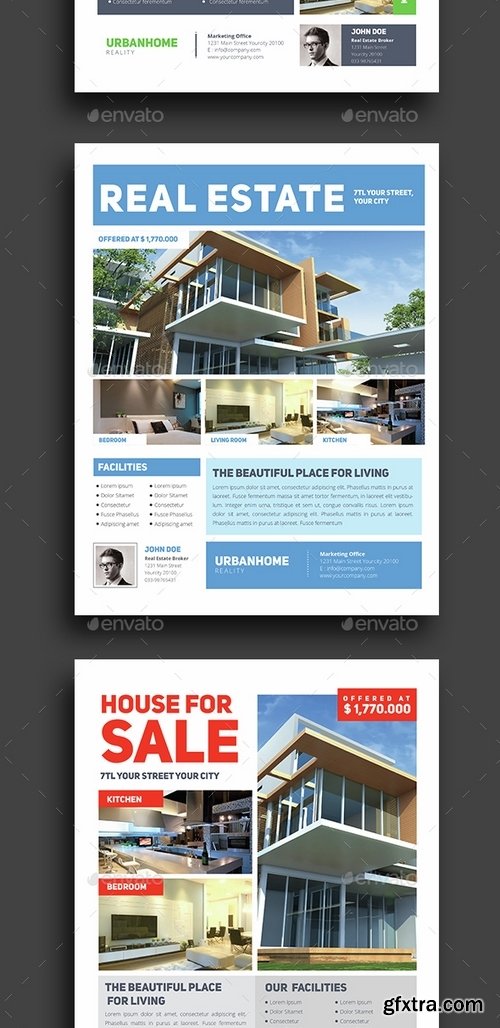 GraphicRiver - Minimal Real Estate Flyer 14614035