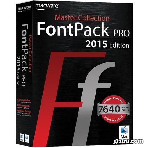 Summitsoft FontPack Pro Master Collection 2015 SP1 (Mac OS X)