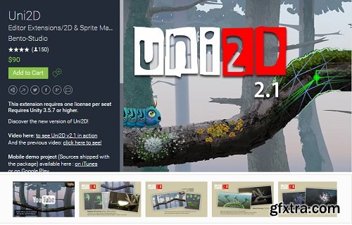 Unity Asset &ndash; Uni2D v2.1.1