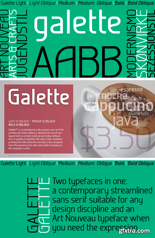 Galette Font Family